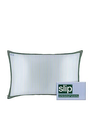 slip Pure Silk Queen Pillowcase in Green, Baby Blue