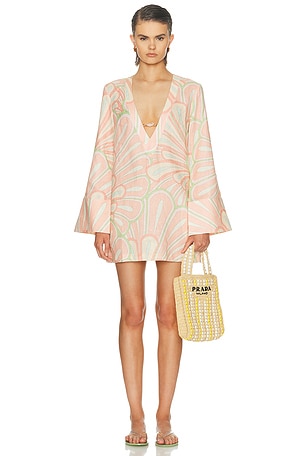 Shani Shemer Valerie Kaftan Dress in Pink
