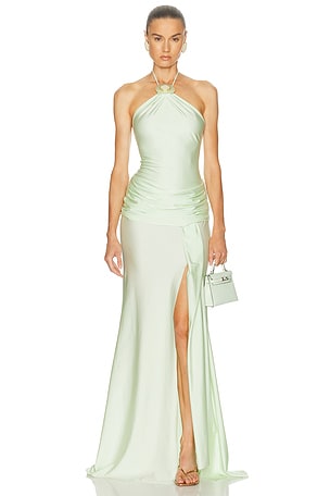 knee length dresses for ladies Leo Lin - Rosario Petal Bustier Mini Dress main image 1