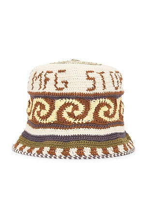 Story mfg. Hand Crochet Brew Hat in Brown