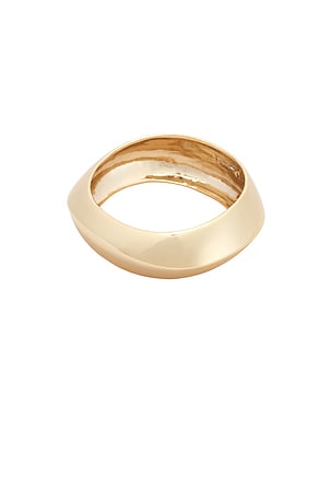 SAME Wave Bangle in Metallic Gold
