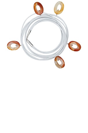 Santangelo Mistral Belt Necklace in Burnt Orange