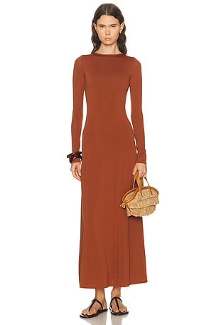 Solid & Striped The Dora Dress in Burnt Orange