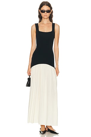 Solid & Striped The Camila Dress in Black & White