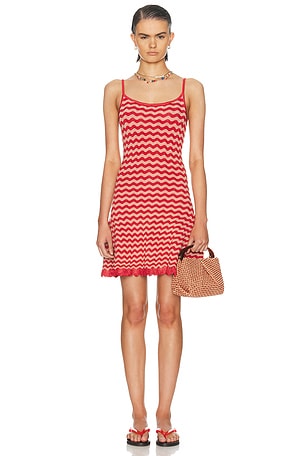 Solid & Striped The Talia Dress in Red