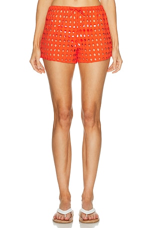 Solid & Striped The Remi Short in Red