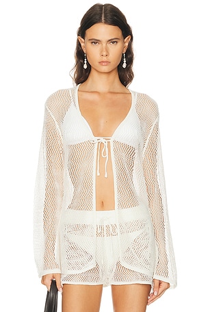 Solid & Striped The Ayala Tunic Top in White