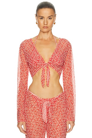 Solid & Striped The Dolly Top in Red