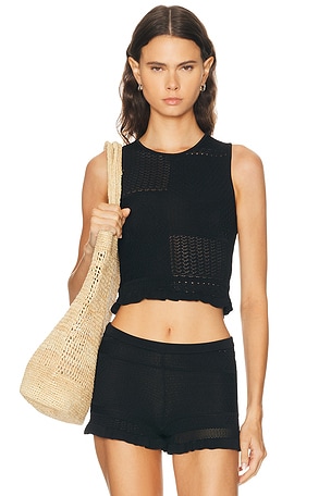 Solid & Striped The Milena Top in Black