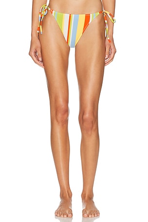 Solid & Striped The Iris Bikini Bottom in Blue,Orange