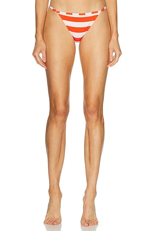 Solid & Striped The Lulu Bikini Bottom in Red