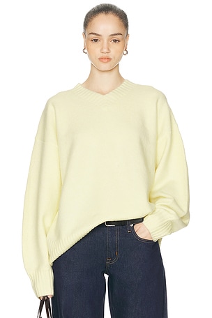 SEROYA Alejandra Sweater in Yellow