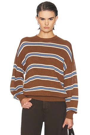 SEROYA Cassian Sweater in Brown