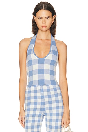 SEROYA Dumont Top in Blue