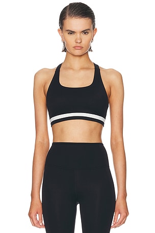 Splits59 Miles Rigor Sports Bra in Black,White
