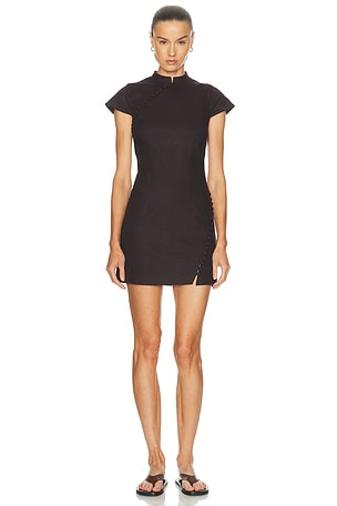 SRG Jana Mini Dress in Chocolate