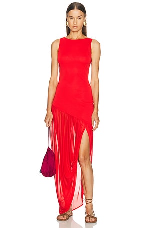 SRG Henry Maxi Dress in Red