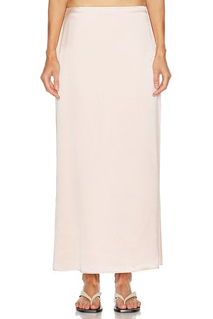 SRG Sutton Silk Skirt in Rose