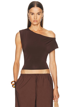 SRG Abigail Top in Brown