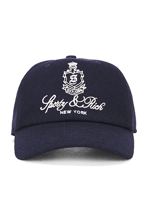 Sporty & Rich Syracuse Hat in Navy