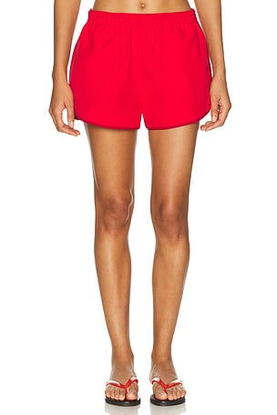 Staud Anchor Short in Red