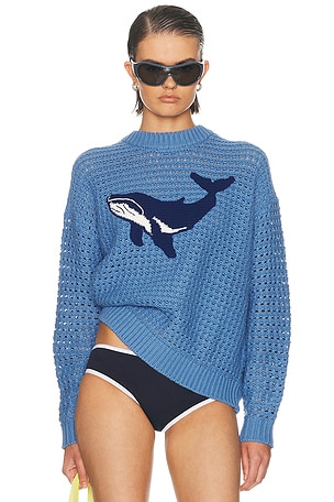 Staud Giada Sweater in Blue