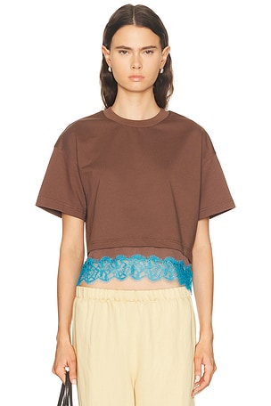 Staud Grier Top in Brown