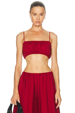Staud Fiore Top in Red