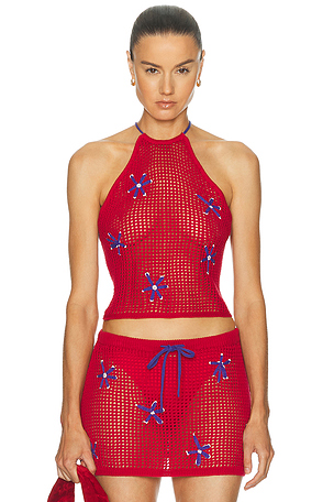 Staud Torin Top in Red