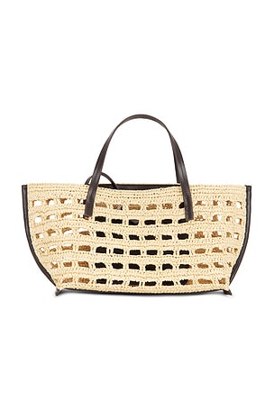 Staud Christos Mini Tote Bag in Neutral