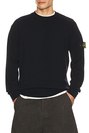Stone Island Crew Neck in Navy