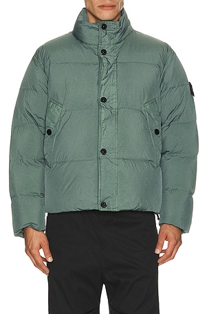 Stone Island Down Bomber in Green
