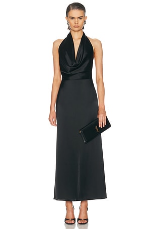 SEV Halter Dress in Black
