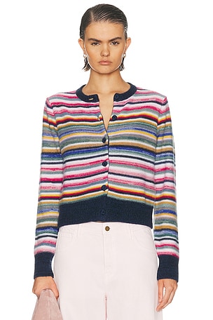 Suzie Kondi Kadira Cardigan in Navy,Pink