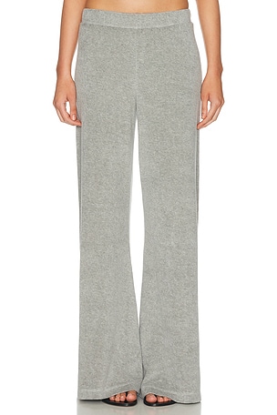 Suzie Kondi Zephyra Terry Flare Pant in Grey