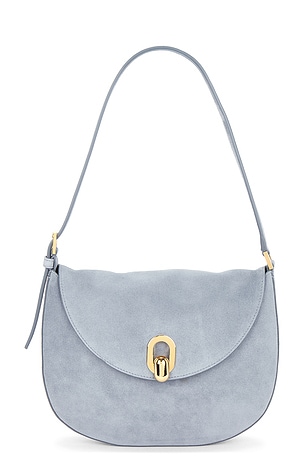 Savette Small Tondo Hobo Bag in Baby Blue