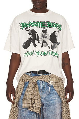 SAINT Mxxxxxx Beastieboys Btb Short Sleeve Tee in White