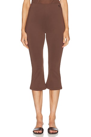 THE PARK Allison Capri Legging in Chocolate
