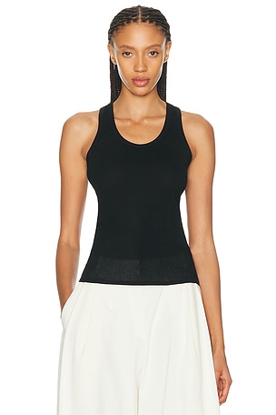 The Row Chiara Top in Black | FWRD