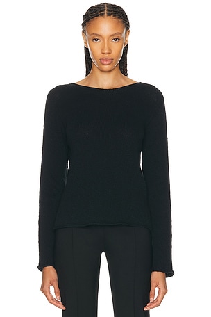 The Row Stockwell Sweater in Black | FWRD