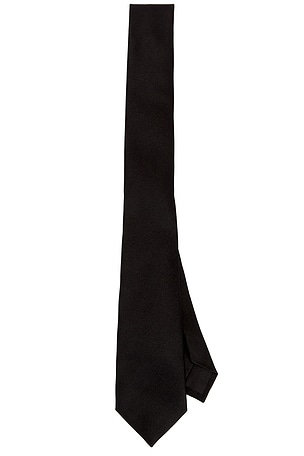 TOM FORD Solid Silk Tie 6 Cm in Black