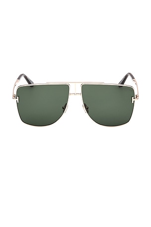 TOM FORD Eliott Metal Sunglasses in Rose Gold