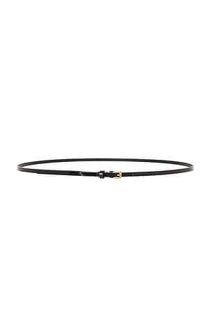 TOM FORD Patent Leather Belt in Black