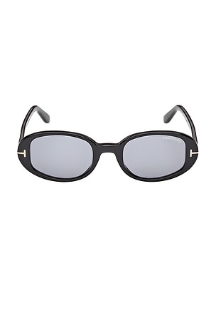 TOM FORD Oval Sunglasses in Black