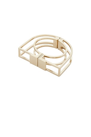 TOM FORD Brass Thin Bracelet in Metallic Gold