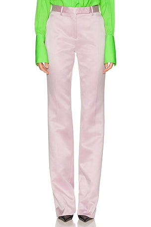 TOM FORD Duchesse Tailored Straight Pant in Pink