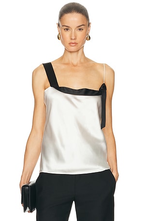 TOM FORD Camisole Top in Ivory,Black