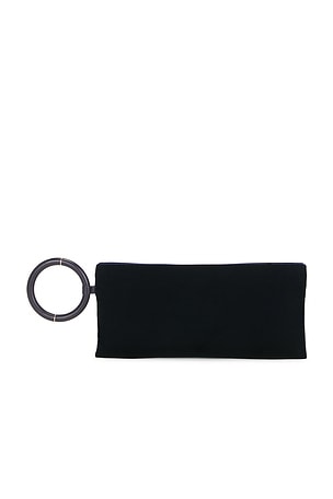TOM FORD Velvet Nappa Leather Clutch in Black