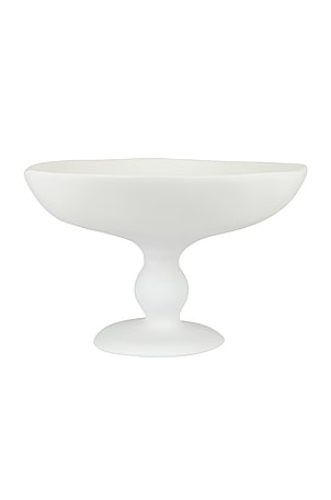 Tina Frey Designs Large Pedestal Bowl in White