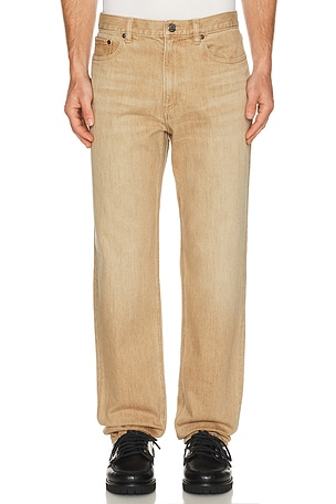 Theory Tinted Standard Jeans in Tan